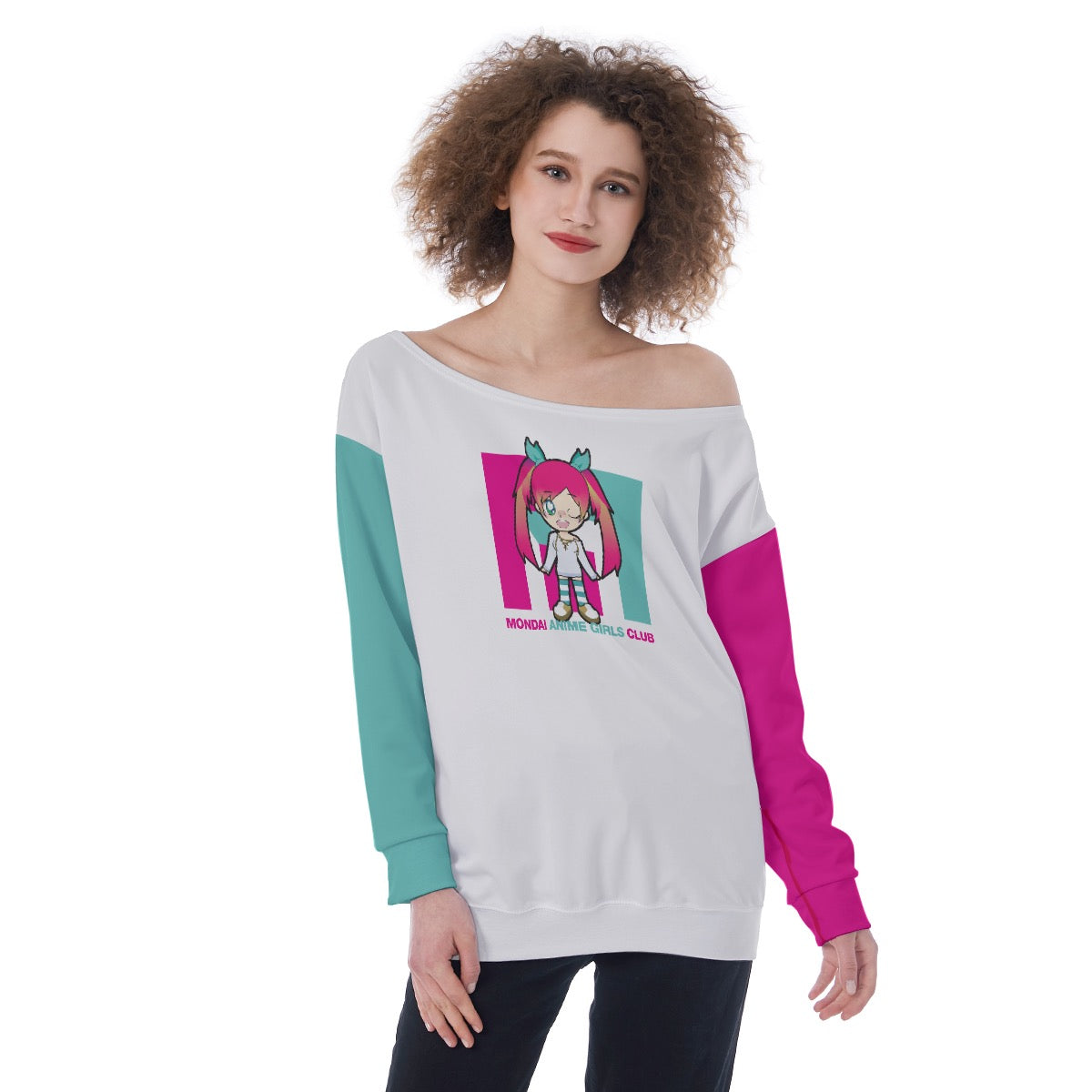 MAGC Off-Shoulder Sweatshirt